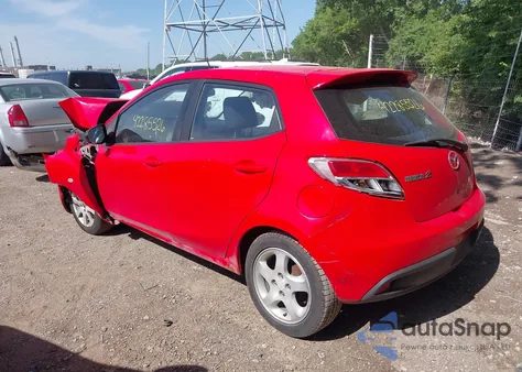 2013 Mazda Mazda2 Touring из США, поврежденный, VIN JM1DE1LZ6D0158688